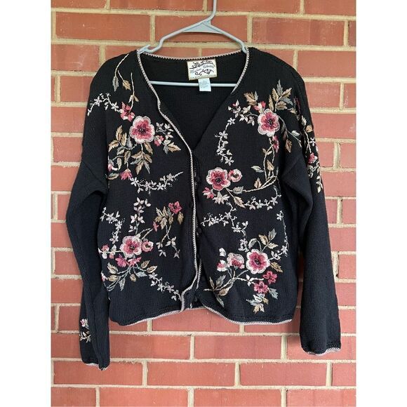 Vintage Beaded Sweater - Picture 1 of 4